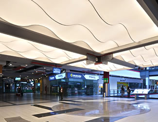 Barrisol CLIM 3D shapes ceilings