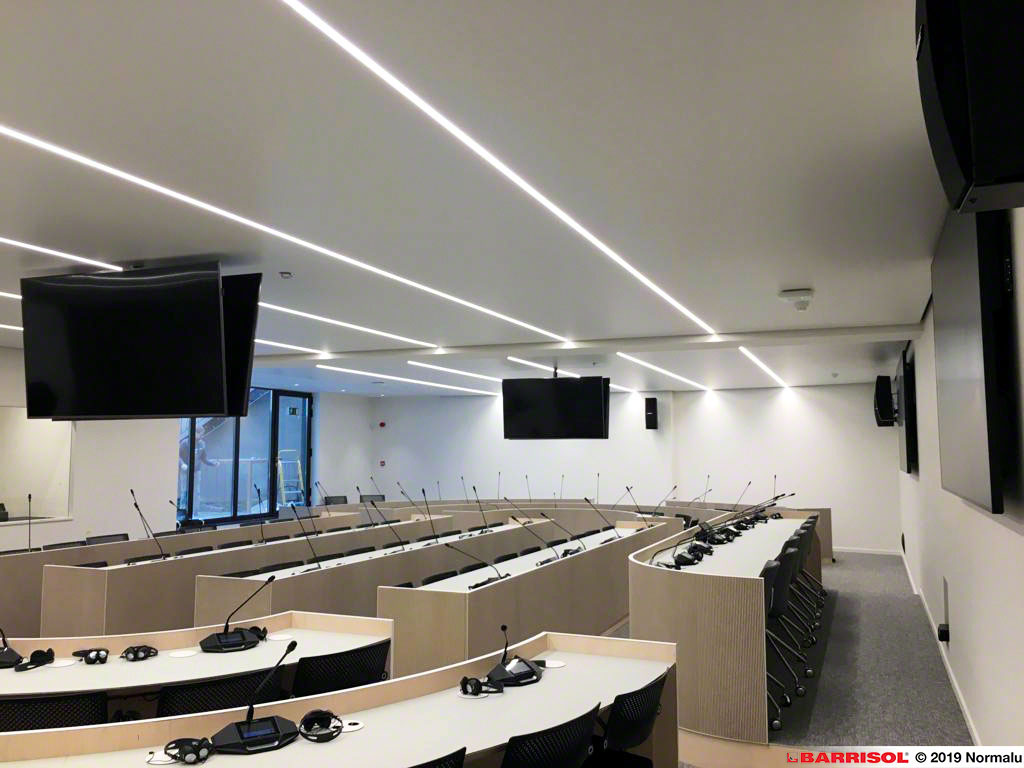 Biosource Membrane Ceiling with Barrisol air Conditioning System