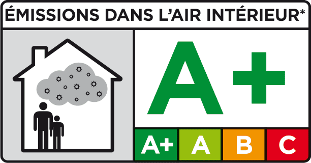 Logo émission air intérieur